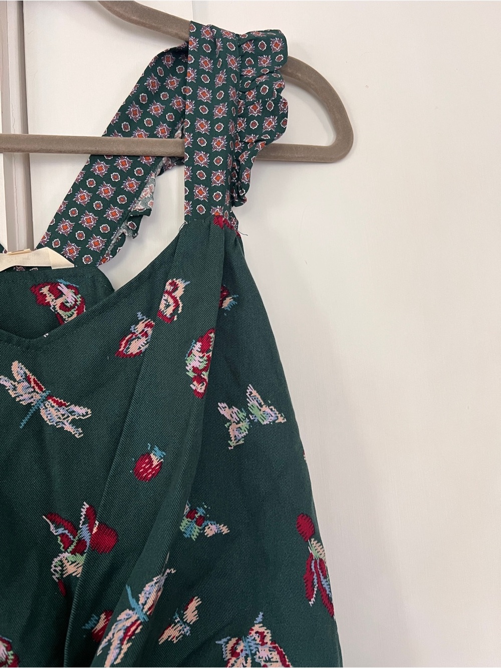 NWT Matilda Jane Evergreen Dream Ruffle Hummingbird Jumpsuit Small - Picture 4 of 6